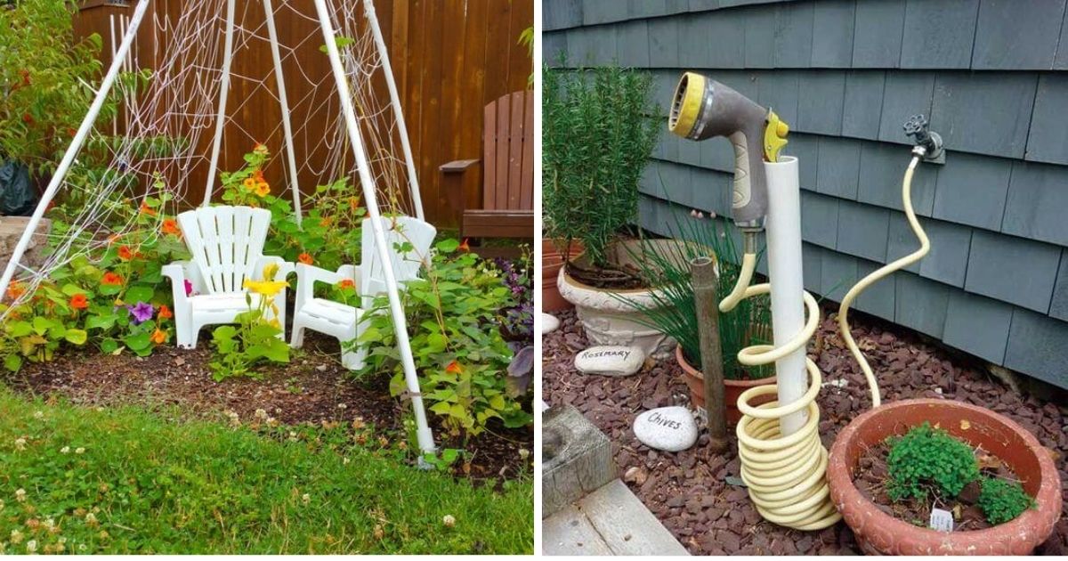 25 Useful PVC Pipe Garden Projects